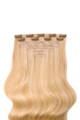 Sandy Blonde - Invisible 20" Deluxe Clip In Remy Human Hair Extensions 200g